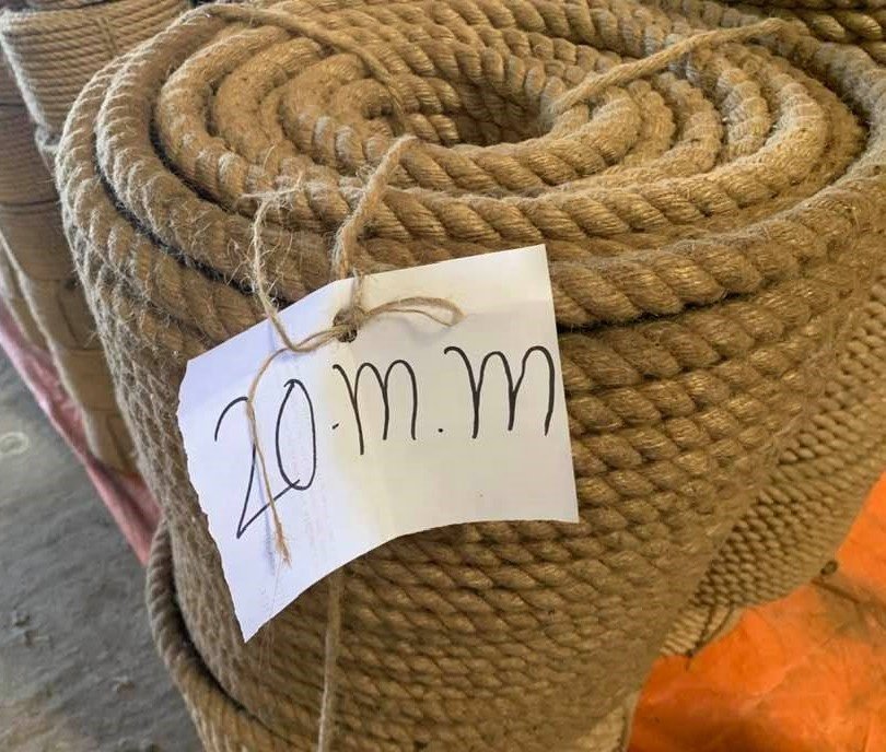 حبل خيش طبيعي 20 مم (20 mm Jute Rope)